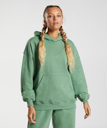 Dámské Mikiny S Kapucí Gymshark Rest Day Sweats Zelene | CZ 3585AHK
